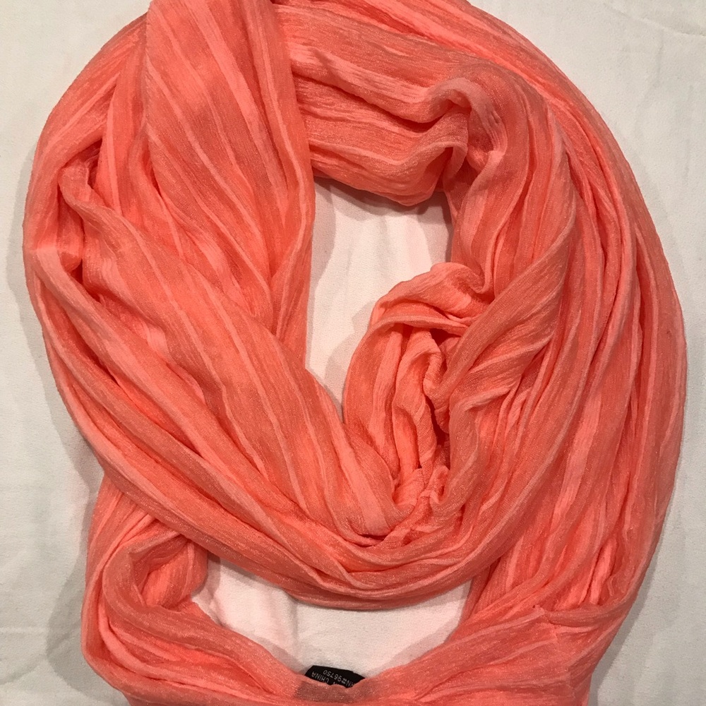 Light Orange Infinity Scarf